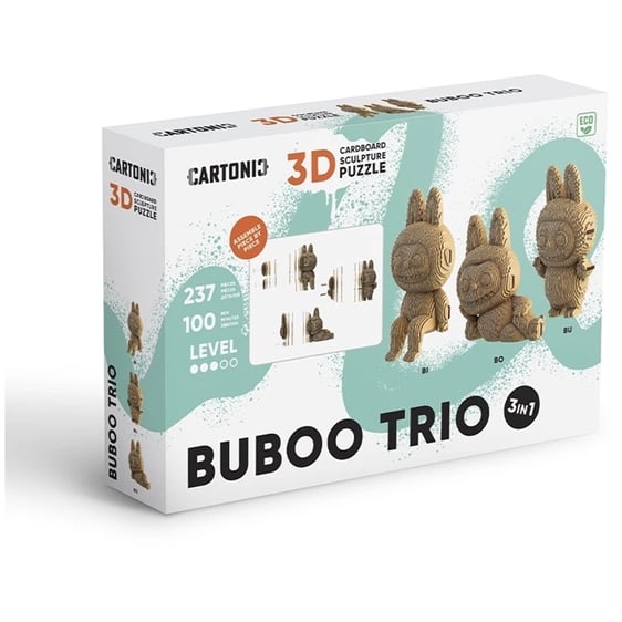 Cartonic 3D Trio Puzzle Eco 3 Λαμπούμπου