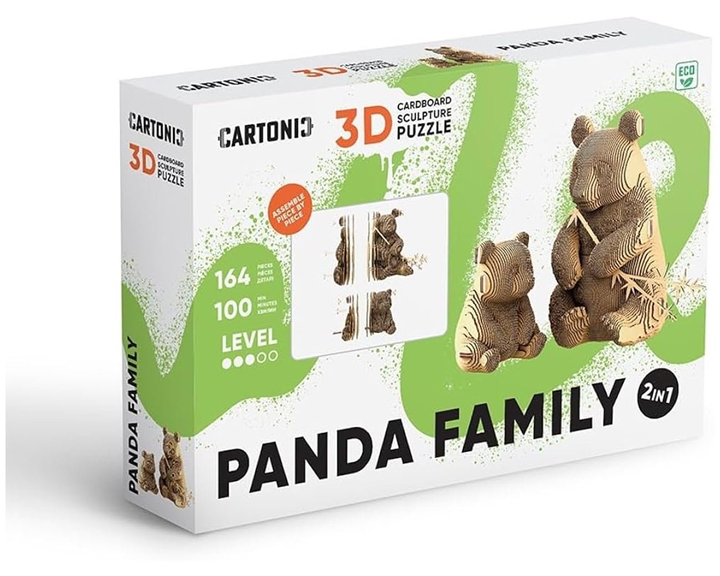 Cartonic 3D Puzzle Eco Οικογένεια Πάντα