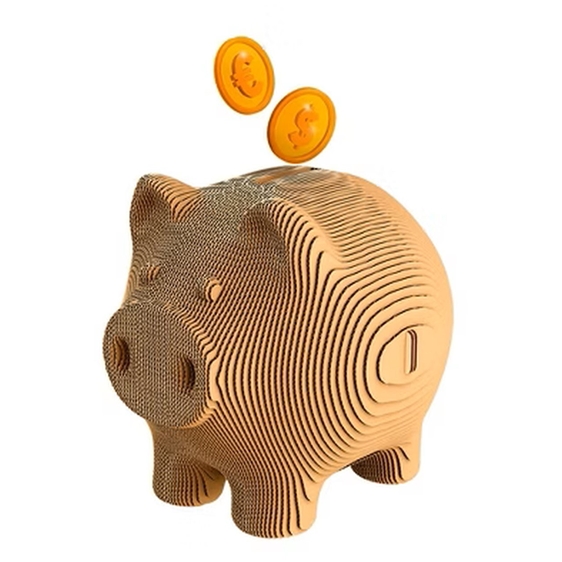 Cartonic 3D Puzzle Eco Κουμπαράς Γουρουνάκι