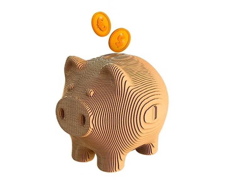 Cartonic 3D Puzzle Eco Κουμπαράς Γουρουνάκι
