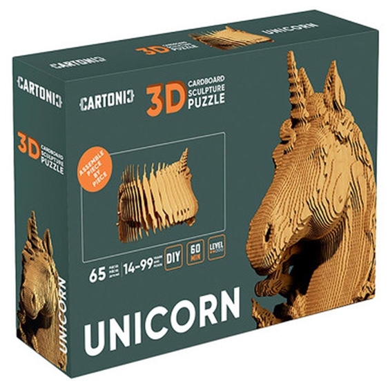 Cartonic 3D Puzzle Eco Unicorn