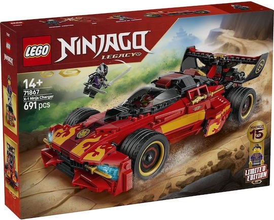 LEGO Ninjago Εφόρμηση X-1 Νίντζα 15η Επέτειος, Παιχνίδι 71867