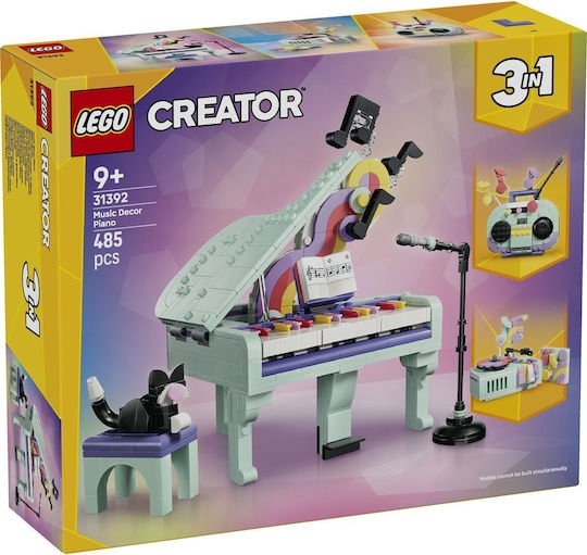 LEGO Creator Expert 3-in-1 Music Decor Piano With Cat 31392