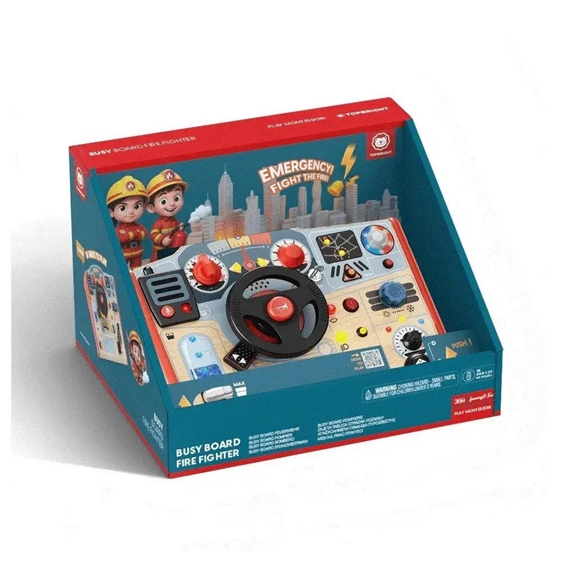 Top Bright Busy Board Firefighter 121302