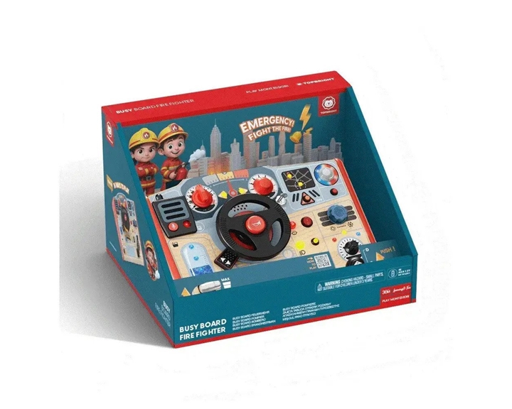 Top Bright Busy Board Firefighter 121302