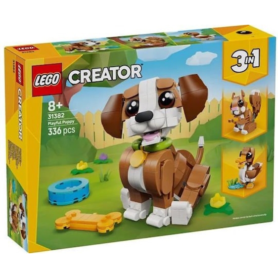 LEGO Creator Χαριτωμένα Ζώα: Παιχνιδιάρικο Κουτάβι 31382