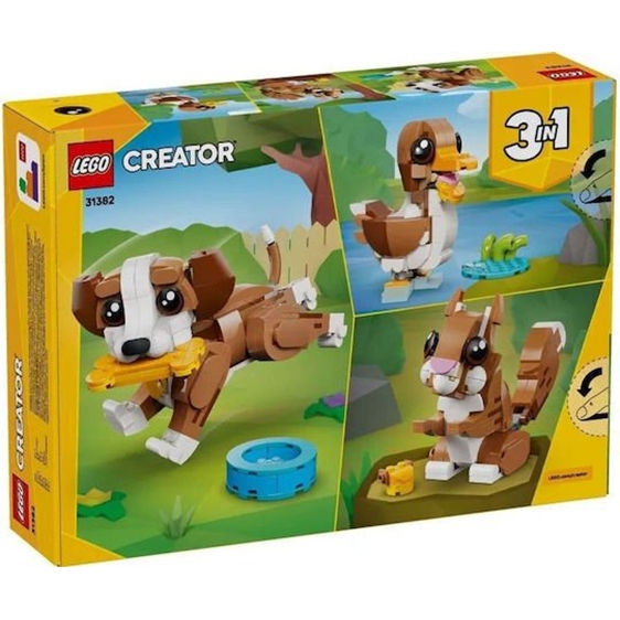 LEGO Creator Χαριτωμένα Ζώα: Παιχνιδιάρικο Κουτάβι 31382