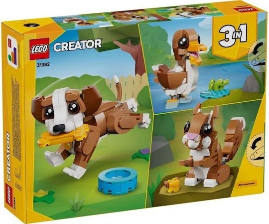 LEGO Creator Χαριτωμένα Ζώα: Παιχνιδιάρικο Κουτάβι 31382