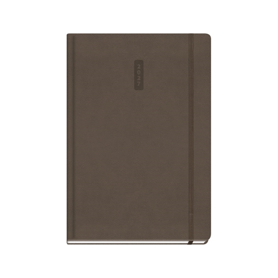 Ημερολόγιο Ημερήσιο 16.6x23.8  με λάστιχο Eternity Brown