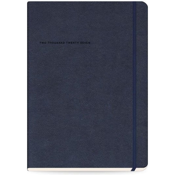 Ημερολόγιο Ημερήσιο 16.6x23.8  με λάστιχο Softline Blue