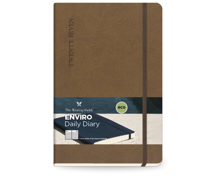 Ημερολόγιο Ημερήσιο 13.8x20.4 με Λάστιχο Enviro Cinnamon