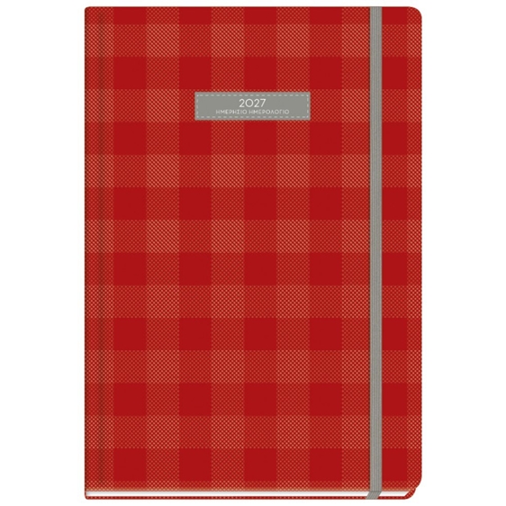 Ημερολόγιο Εβδομαδιαίο 13.8x20.4 με λάστιχο Softline Red