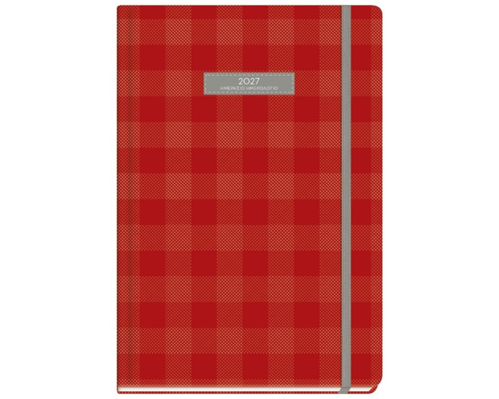 Ημερολόγιο Εβδομαδιαίο 13.8x20.4 με λάστιχο Softline Red