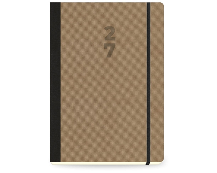 Ημερολόγιο Ημερήσιο 16.5x23.5  με λάστιχο Adventure Camel