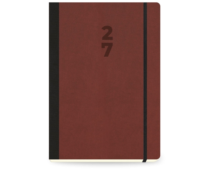 Ημερολόγιο Ημερήσιο 16.5x23.5  με λάστιχο Adventure Red