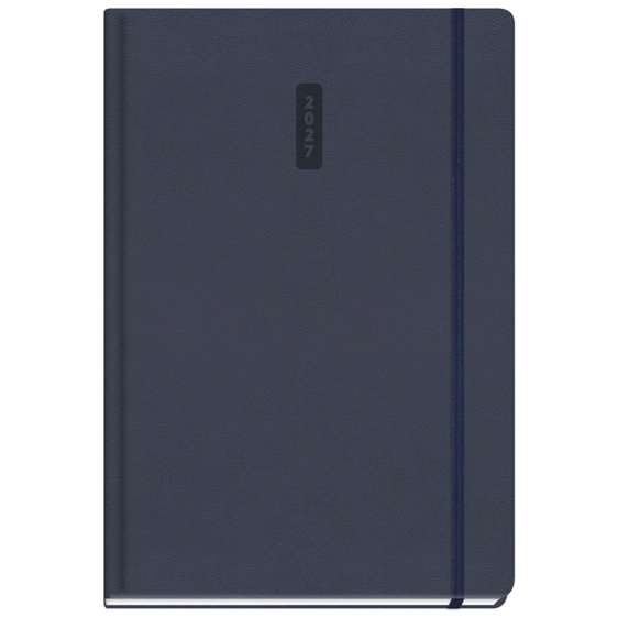 Ημερολόγιο Ημερήσιο 16.6x23.8  με λάστιχο Eternity Blue