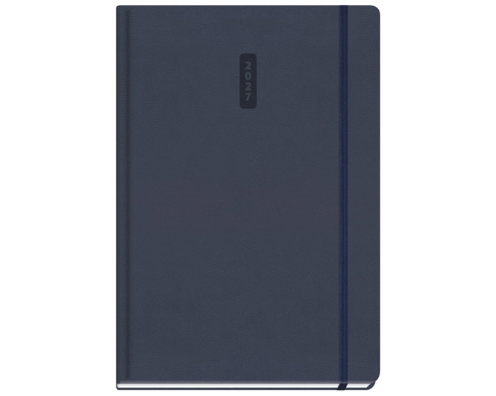 Ημερολόγιο Ημερήσιο 16.6x23.8  με λάστιχο Eternity Blue