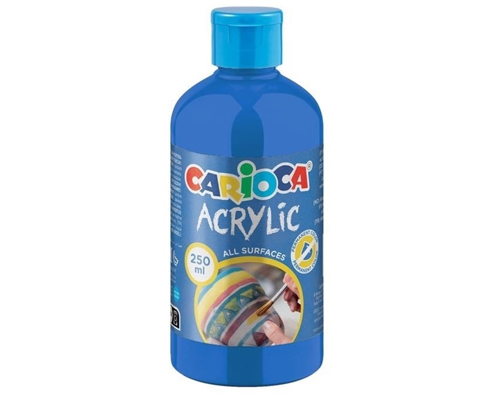 Carioca Ακρυλική Τέμπερα 250ml Primary Blue