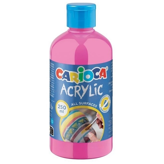 Carioca Ακρυλική Τέμπερα 250ml Magenta