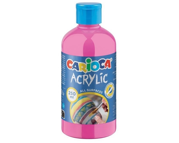 Carioca Ακρυλική Τέμπερα 250ml Magenta