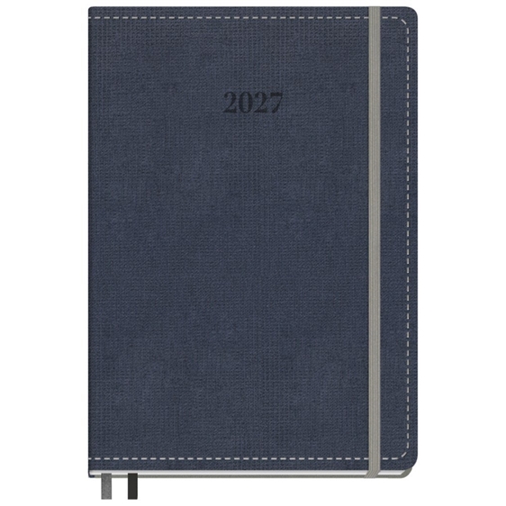Ημερολόγιο Ημερήσιο 16.6x23.8  με λάστιχο Grace Blue