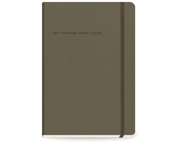 Ημερολόγιο Ημερήσιο 16.6x23.8  με λάστιχο Softline Cappuccino