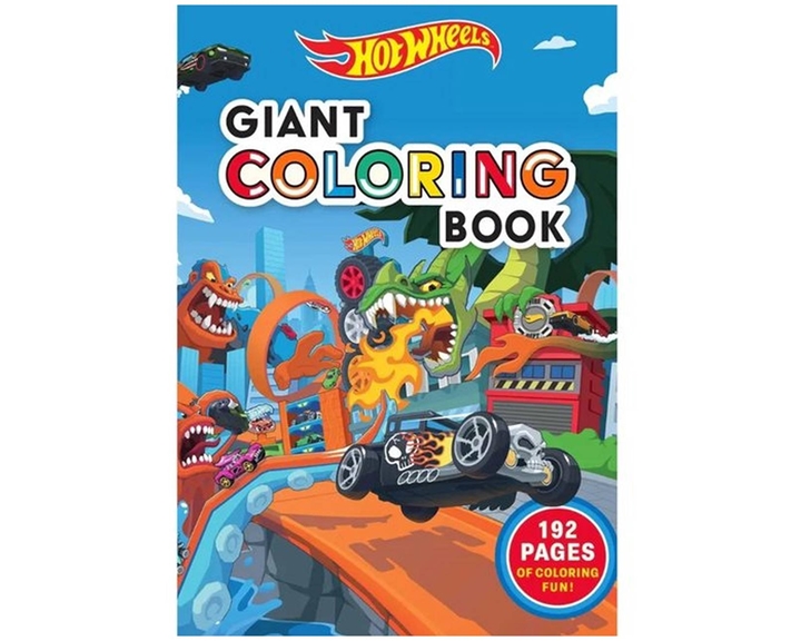 GIANT COLORINGBOOK- HOT WHEELS