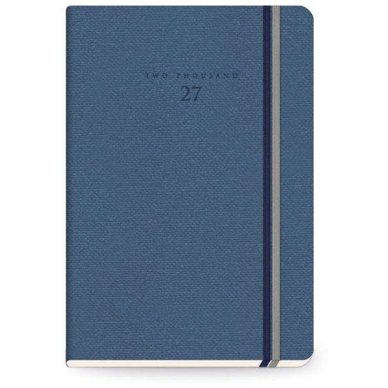 Ημερολόγιο Ημερήσιο 16.6x23.8  με λάστιχο Blue