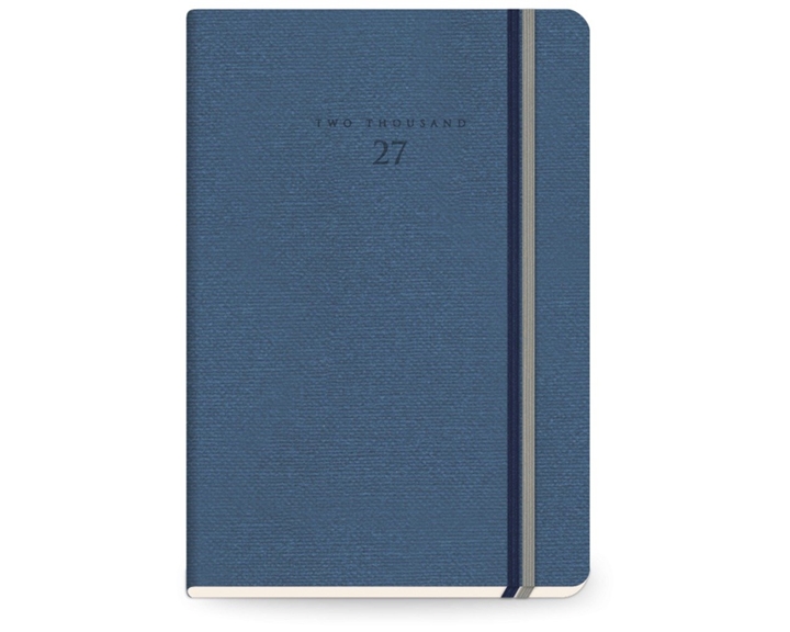 Ημερολόγιο Ημερήσιο 16.6x23.8  με λάστιχο Blue