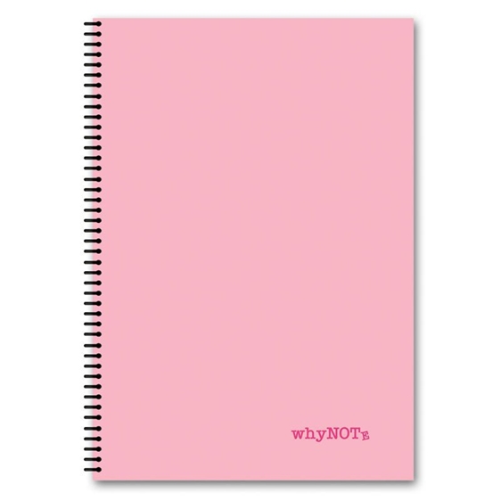 Whynote Τετράδιο Σπιράλ B5 4θεμ.120φυλ. Pastel