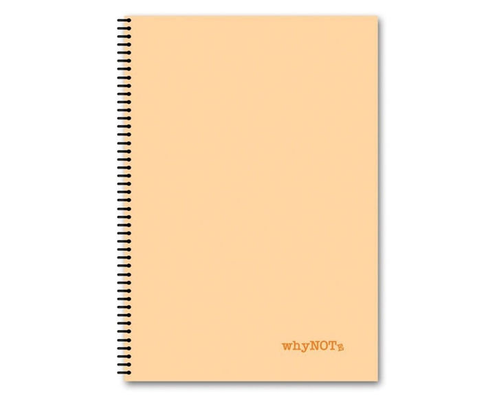 Whynote Τετράδιο Σπιράλ B5 4θεμ.120φυλ. Pastel