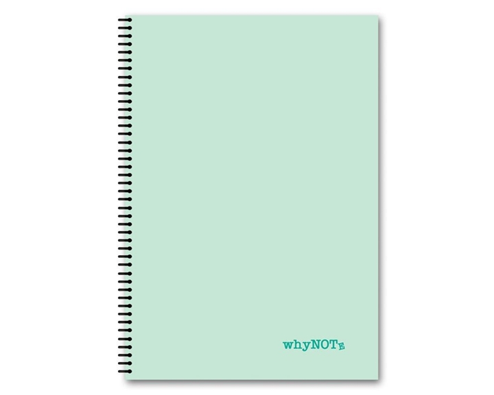 Whynote Τετράδιο Σπιράλ B5 4θεμ.120φυλ. Pastel