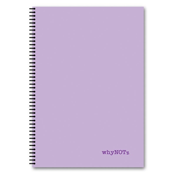 Whynote Τετράδιο Σπιράλ B5 4θεμ.120φυλ. Pastel