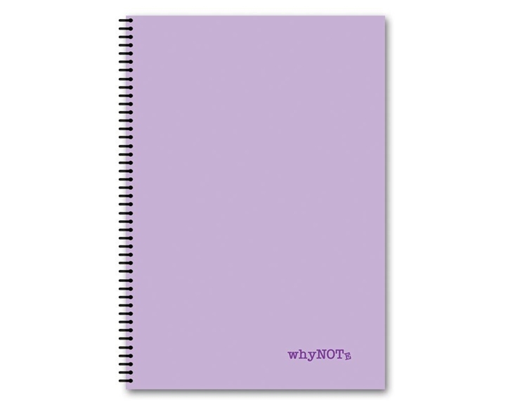 Whynote Τετράδιο Σπιράλ B5 4θεμ.120φυλ. Pastel