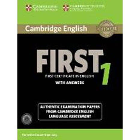 Cambridge First Certificate In English 1 Self Study Pack N/e