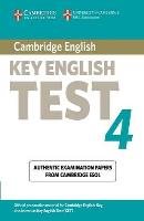 CAMBRIDGE KEY ENGLISH TEST 4 SB 2ND ED